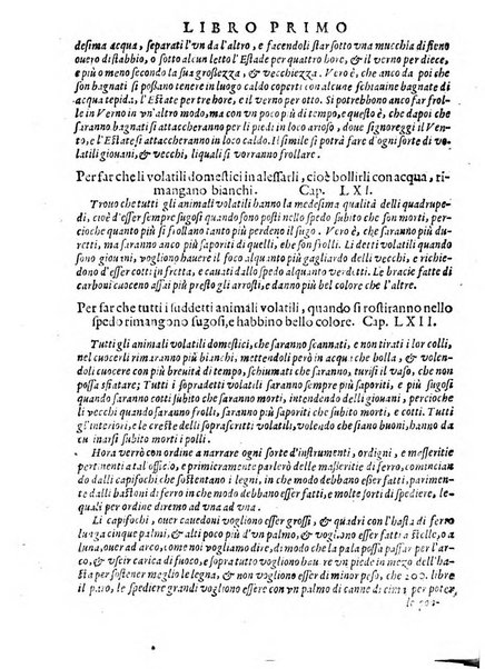 Opera di Bartolomeo Scappi mastro dell'arte del cucinare, con la quale si può ammaestrare qualsivoglia cuoco, scalco, trinciante, o mastro di casa. Diuisa in sei libri. ... Con le figure che fanno dibisogno nella cucina. Aggiuntoui nuouamente il Trinciante, & il Mastro di casa. ...