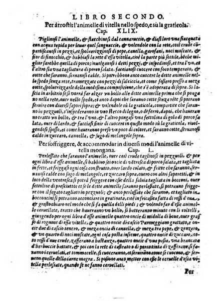 Opera di Bartolomeo Scappi mastro dell'arte del cucinare, con la quale si può ammaestrare qualsivoglia cuoco, scalco, trinciante, o mastro di casa. Diuisa in sei libri. ... Con le figure che fanno dibisogno nella cucina. Aggiuntoui nuouamente il Trinciante, & il Mastro di casa. ...