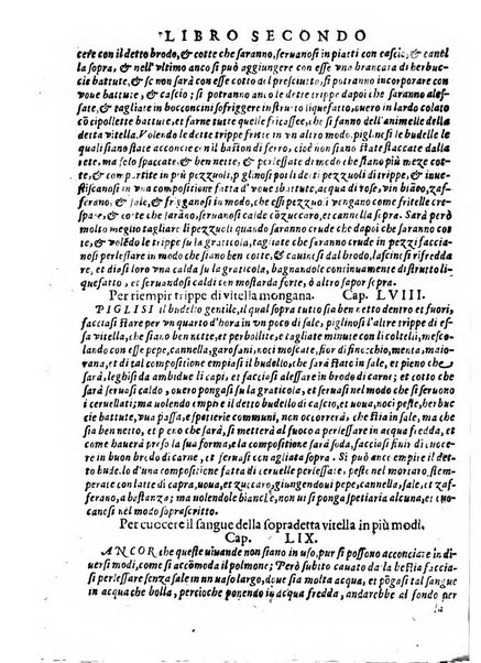 Opera di Bartolomeo Scappi mastro dell'arte del cucinare, con la quale si può ammaestrare qualsivoglia cuoco, scalco, trinciante, o mastro di casa. Diuisa in sei libri. ... Con le figure che fanno dibisogno nella cucina. Aggiuntoui nuouamente il Trinciante, & il Mastro di casa. ...