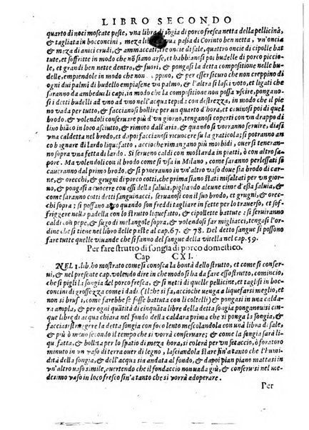 Opera di Bartolomeo Scappi mastro dell'arte del cucinare, con la quale si può ammaestrare qualsivoglia cuoco, scalco, trinciante, o mastro di casa. Diuisa in sei libri. ... Con le figure che fanno dibisogno nella cucina. Aggiuntoui nuouamente il Trinciante, & il Mastro di casa. ...