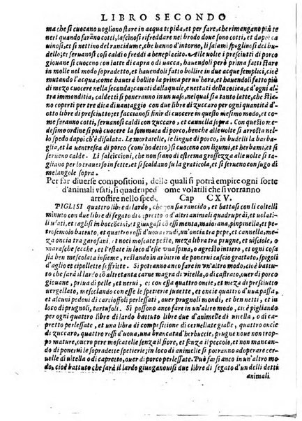 Opera di Bartolomeo Scappi mastro dell'arte del cucinare, con la quale si può ammaestrare qualsivoglia cuoco, scalco, trinciante, o mastro di casa. Diuisa in sei libri. ... Con le figure che fanno dibisogno nella cucina. Aggiuntoui nuouamente il Trinciante, & il Mastro di casa. ...