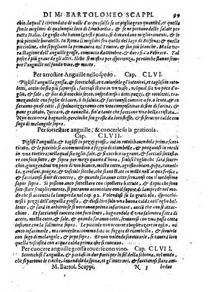 Opera di Bartolomeo Scappi mastro dell'arte del cucinare, con la quale si può ammaestrare qualsivoglia cuoco, scalco, trinciante, o mastro di casa. Diuisa in sei libri. ... Con le figure che fanno dibisogno nella cucina. Aggiuntoui nuouamente il Trinciante, & il Mastro di casa. ...