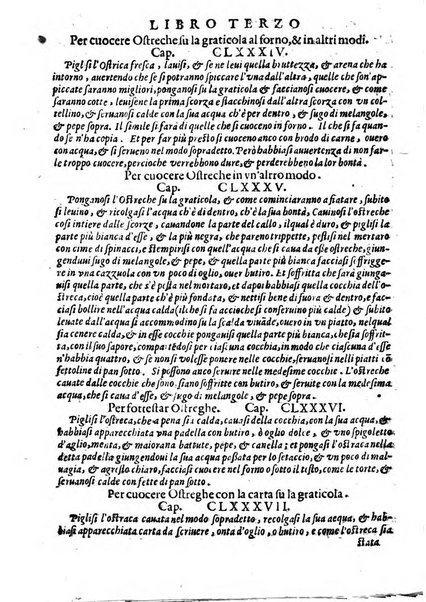 Opera di Bartolomeo Scappi mastro dell'arte del cucinare, con la quale si può ammaestrare qualsivoglia cuoco, scalco, trinciante, o mastro di casa. Diuisa in sei libri. ... Con le figure che fanno dibisogno nella cucina. Aggiuntoui nuouamente il Trinciante, & il Mastro di casa. ...