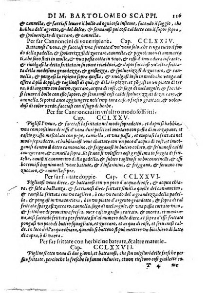 Opera di Bartolomeo Scappi mastro dell'arte del cucinare, con la quale si può ammaestrare qualsivoglia cuoco, scalco, trinciante, o mastro di casa. Diuisa in sei libri. ... Con le figure che fanno dibisogno nella cucina. Aggiuntoui nuouamente il Trinciante, & il Mastro di casa. ...