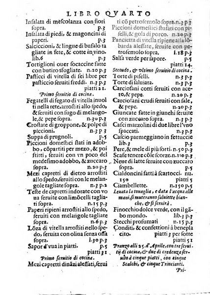 Opera di Bartolomeo Scappi mastro dell'arte del cucinare, con la quale si può ammaestrare qualsivoglia cuoco, scalco, trinciante, o mastro di casa. Diuisa in sei libri. ... Con le figure che fanno dibisogno nella cucina. Aggiuntoui nuouamente il Trinciante, & il Mastro di casa. ...