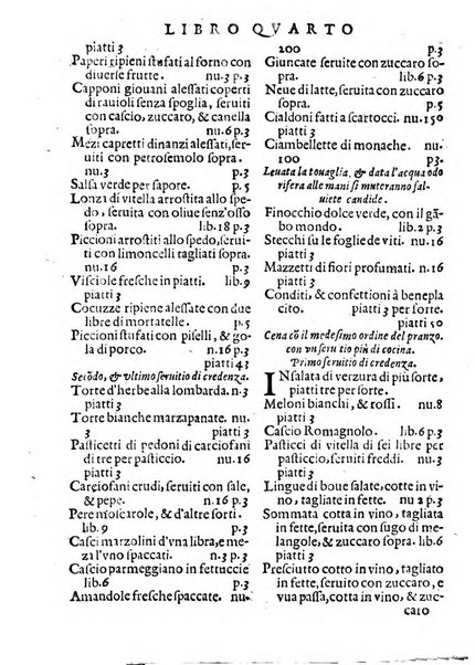 Opera di Bartolomeo Scappi mastro dell'arte del cucinare, con la quale si può ammaestrare qualsivoglia cuoco, scalco, trinciante, o mastro di casa. Diuisa in sei libri. ... Con le figure che fanno dibisogno nella cucina. Aggiuntoui nuouamente il Trinciante, & il Mastro di casa. ...