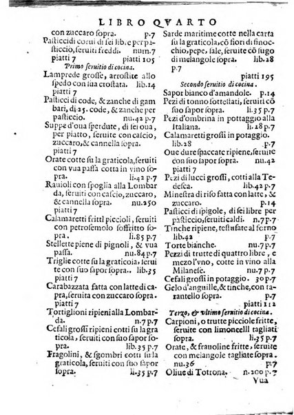 Opera di Bartolomeo Scappi mastro dell'arte del cucinare, con la quale si può ammaestrare qualsivoglia cuoco, scalco, trinciante, o mastro di casa. Diuisa in sei libri. ... Con le figure che fanno dibisogno nella cucina. Aggiuntoui nuouamente il Trinciante, & il Mastro di casa. ...