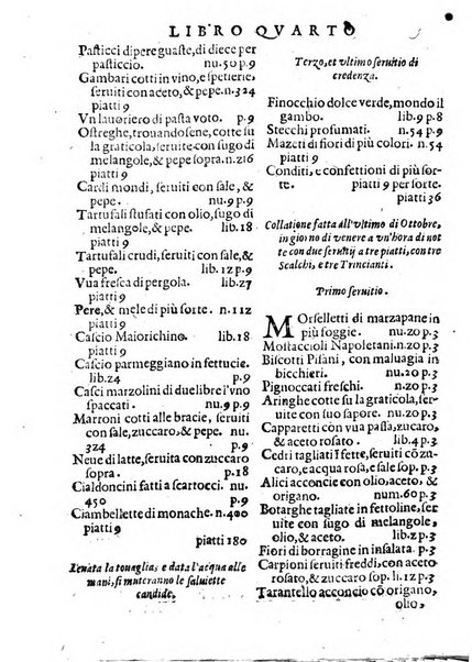 Opera di Bartolomeo Scappi mastro dell'arte del cucinare, con la quale si può ammaestrare qualsivoglia cuoco, scalco, trinciante, o mastro di casa. Diuisa in sei libri. ... Con le figure che fanno dibisogno nella cucina. Aggiuntoui nuouamente il Trinciante, & il Mastro di casa. ...