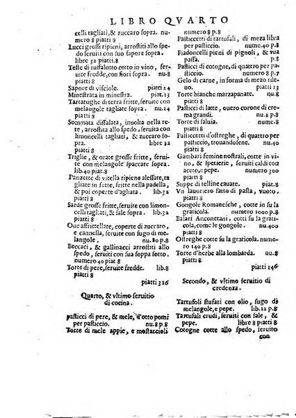 Opera di Bartolomeo Scappi mastro dell'arte del cucinare, con la quale si può ammaestrare qualsivoglia cuoco, scalco, trinciante, o mastro di casa. Diuisa in sei libri. ... Con le figure che fanno dibisogno nella cucina. Aggiuntoui nuouamente il Trinciante, & il Mastro di casa. ...