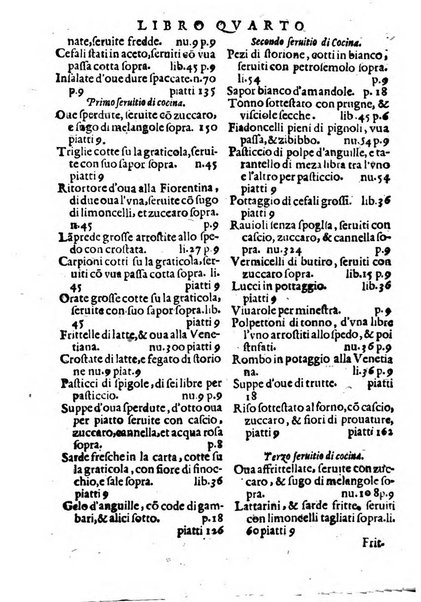 Opera di Bartolomeo Scappi mastro dell'arte del cucinare, con la quale si può ammaestrare qualsivoglia cuoco, scalco, trinciante, o mastro di casa. Diuisa in sei libri. ... Con le figure che fanno dibisogno nella cucina. Aggiuntoui nuouamente il Trinciante, & il Mastro di casa. ...