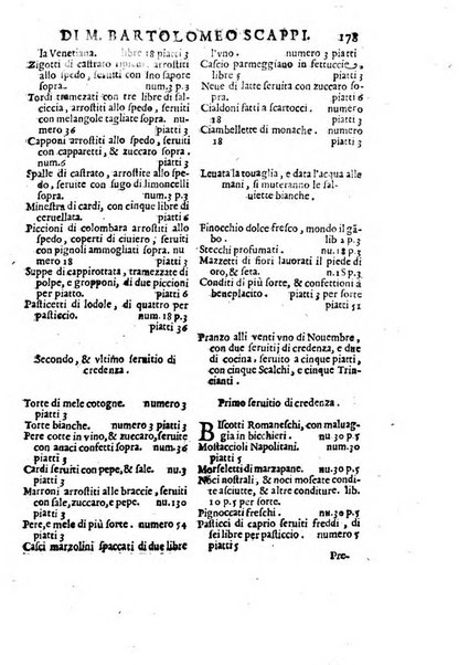 Opera di Bartolomeo Scappi mastro dell'arte del cucinare, con la quale si può ammaestrare qualsivoglia cuoco, scalco, trinciante, o mastro di casa. Diuisa in sei libri. ... Con le figure che fanno dibisogno nella cucina. Aggiuntoui nuouamente il Trinciante, & il Mastro di casa. ...