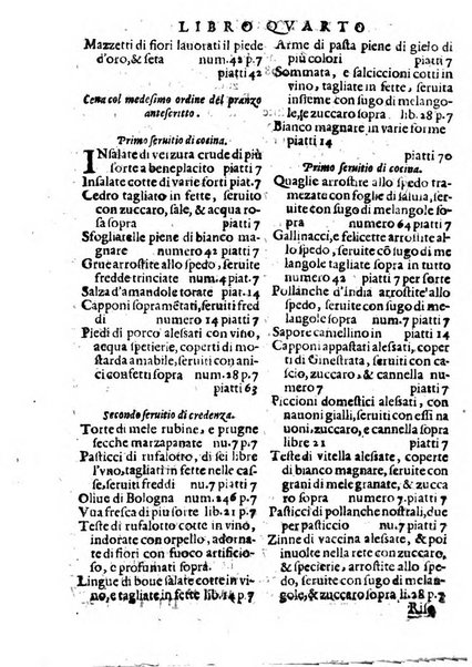 Opera di Bartolomeo Scappi mastro dell'arte del cucinare, con la quale si può ammaestrare qualsivoglia cuoco, scalco, trinciante, o mastro di casa. Diuisa in sei libri. ... Con le figure che fanno dibisogno nella cucina. Aggiuntoui nuouamente il Trinciante, & il Mastro di casa. ...