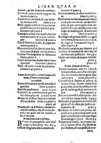 Opera di Bartolomeo Scappi mastro dell'arte del cucinare, con la quale si può ammaestrare qualsivoglia cuoco, scalco, trinciante, o mastro di casa. Diuisa in sei libri. ... Con le figure che fanno dibisogno nella cucina. Aggiuntoui nuouamente il Trinciante, & il Mastro di casa. ...