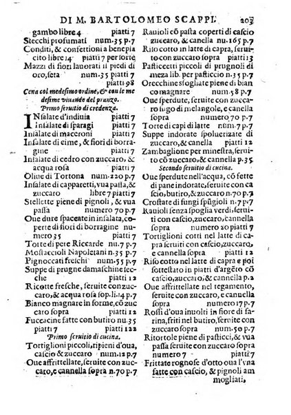 Opera di Bartolomeo Scappi mastro dell'arte del cucinare, con la quale si può ammaestrare qualsivoglia cuoco, scalco, trinciante, o mastro di casa. Diuisa in sei libri. ... Con le figure che fanno dibisogno nella cucina. Aggiuntoui nuouamente il Trinciante, & il Mastro di casa. ...