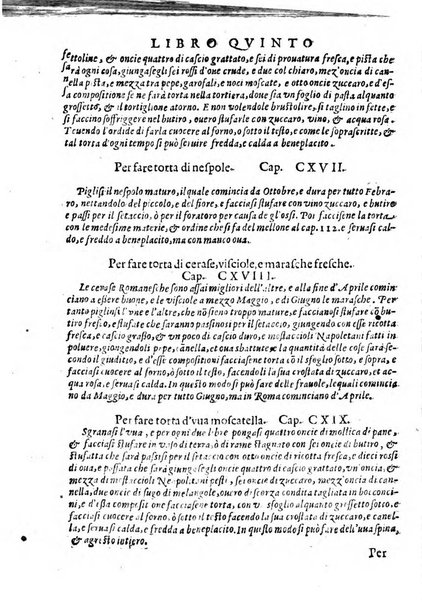 Opera di Bartolomeo Scappi mastro dell'arte del cucinare, con la quale si può ammaestrare qualsivoglia cuoco, scalco, trinciante, o mastro di casa. Diuisa in sei libri. ... Con le figure che fanno dibisogno nella cucina. Aggiuntoui nuouamente il Trinciante, & il Mastro di casa. ...