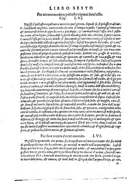 Opera di Bartolomeo Scappi mastro dell'arte del cucinare, con la quale si può ammaestrare qualsivoglia cuoco, scalco, trinciante, o mastro di casa. Diuisa in sei libri. ... Con le figure che fanno dibisogno nella cucina. Aggiuntoui nuouamente il Trinciante, & il Mastro di casa. ...