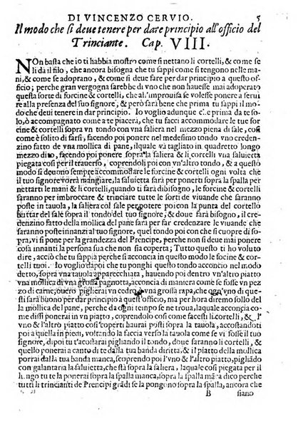 Opera di Bartolomeo Scappi mastro dell'arte del cucinare, con la quale si può ammaestrare qualsivoglia cuoco, scalco, trinciante, o mastro di casa. Diuisa in sei libri. ... Con le figure che fanno dibisogno nella cucina. Aggiuntoui nuouamente il Trinciante, & il Mastro di casa. ...