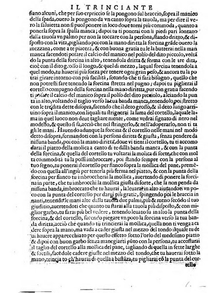 Opera di Bartolomeo Scappi mastro dell'arte del cucinare, con la quale si può ammaestrare qualsivoglia cuoco, scalco, trinciante, o mastro di casa. Diuisa in sei libri. ... Con le figure che fanno dibisogno nella cucina. Aggiuntoui nuouamente il Trinciante, & il Mastro di casa. ...