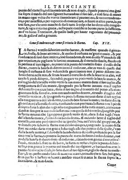 Opera di Bartolomeo Scappi mastro dell'arte del cucinare, con la quale si può ammaestrare qualsivoglia cuoco, scalco, trinciante, o mastro di casa. Diuisa in sei libri. ... Con le figure che fanno dibisogno nella cucina. Aggiuntoui nuouamente il Trinciante, & il Mastro di casa. ...