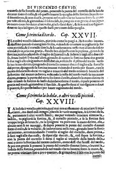 Opera di Bartolomeo Scappi mastro dell'arte del cucinare, con la quale si può ammaestrare qualsivoglia cuoco, scalco, trinciante, o mastro di casa. Diuisa in sei libri. ... Con le figure che fanno dibisogno nella cucina. Aggiuntoui nuouamente il Trinciante, & il Mastro di casa. ...