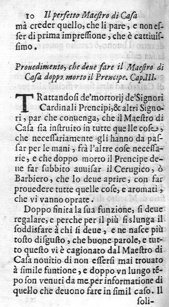 Il perfetto maestro di casa di Francesco Liberati romano. Distinto in trè libri i quali contengono vna esatta instruttione per l'vfficio di ciascun ministro, e cortegiano di quanto appartiene all'economia; ... Con alcuni capitoli sopra le prouuisioni da farsi ne' conclaui nelle promotioni, ... Con vna esatta cognitione de tempi, aria, & acqua lauori, ... Di nuouo corretta, & ampliata dall'autore. Opera vtilissima, e necessaria al buon gouerno di qualsiuoglia corte, e casa priuata