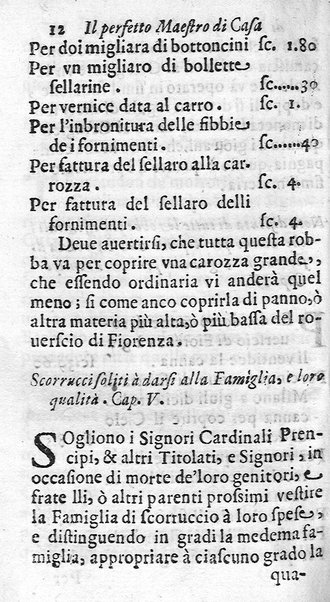 Il perfetto maestro di casa di Francesco Liberati romano. Distinto in trè libri i quali contengono vna esatta instruttione per l'vfficio di ciascun ministro, e cortegiano di quanto appartiene all'economia; ... Con alcuni capitoli sopra le prouuisioni da farsi ne' conclaui nelle promotioni, ... Con vna esatta cognitione de tempi, aria, & acqua lauori, ... Di nuouo corretta, & ampliata dall'autore. Opera vtilissima, e necessaria al buon gouerno di qualsiuoglia corte, e casa priuata
