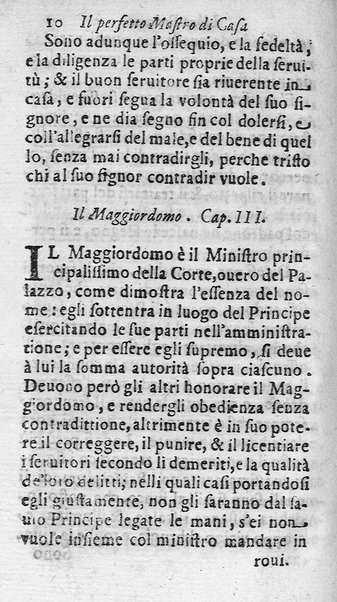 Il perfetto maestro di casa di Francesco Liberati romano. Distinto in trè libri i quali contengono vna esatta instruttione per l'vfficio di ciascun ministro, e cortegiano di quanto appartiene all'economia; ... Con alcuni capitoli sopra le prouuisioni da farsi ne' conclaui nelle promotioni, ... Con vna esatta cognitione de tempi, aria, & acqua lauori, ... Di nuouo corretta, & ampliata dall'autore. Opera vtilissima, e necessaria al buon gouerno di qualsiuoglia corte, e casa priuata