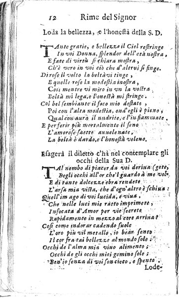 Rime del sig.r Francesco della Valle in questa 2.a impressione corrette et accresciute con gli argom.ti dell'istesso auttore ...