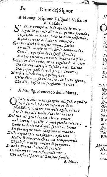 Rime del sig.r Francesco della Valle in questa 2.a impressione corrette et accresciute con gli argom.ti dell'istesso auttore ...