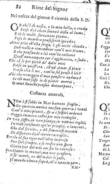 Rime del sig.r Francesco della Valle in questa 2.a impressione corrette et accresciute con gli argom.ti dell'istesso auttore ...