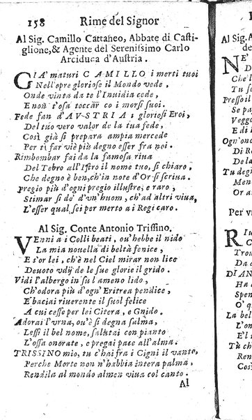 Rime del sig.r Francesco della Valle in questa 2.a impressione corrette et accresciute con gli argom.ti dell'istesso auttore ...