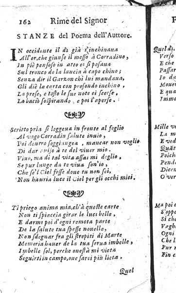 Rime del sig.r Francesco della Valle in questa 2.a impressione corrette et accresciute con gli argom.ti dell'istesso auttore ...