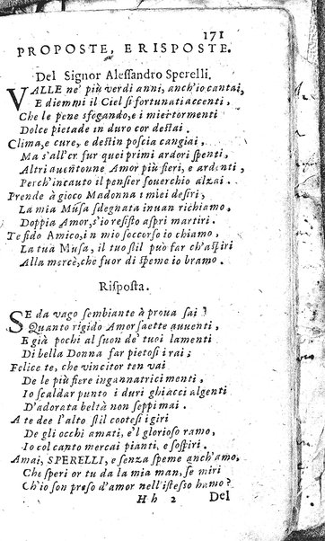 Rime del sig.r Francesco della Valle in questa 2.a impressione corrette et accresciute con gli argom.ti dell'istesso auttore ...