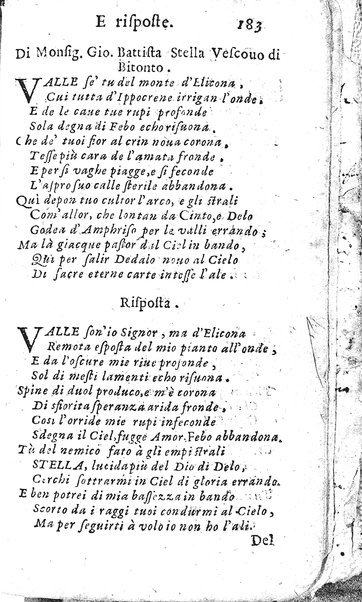 Rime del sig.r Francesco della Valle in questa 2.a impressione corrette et accresciute con gli argom.ti dell'istesso auttore ...