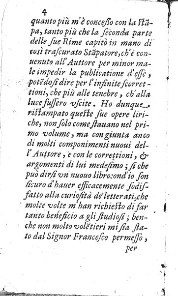 Rime del sig.r Francesco della Valle in questa 2.a impressione corrette et accresciute con gli argom.ti dell'istesso auttore ...