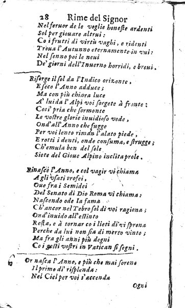 Rime del sig.r Francesco della Valle in questa 2.a impressione corrette et accresciute con gli argom.ti dell'istesso auttore ...