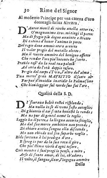 Rime del sig.r Francesco della Valle in questa 2.a impressione corrette et accresciute con gli argom.ti dell'istesso auttore ...