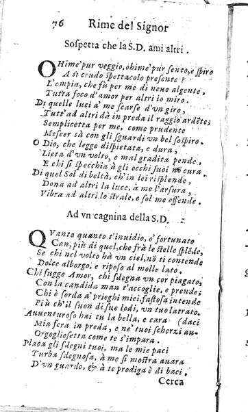 Rime del sig.r Francesco della Valle in questa 2.a impressione corrette et accresciute con gli argom.ti dell'istesso auttore ...