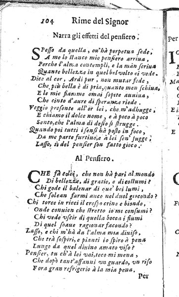 Rime del sig.r Francesco della Valle in questa 2.a impressione corrette et accresciute con gli argom.ti dell'istesso auttore ...