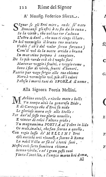 Rime del sig.r Francesco della Valle in questa 2.a impressione corrette et accresciute con gli argom.ti dell'istesso auttore ...