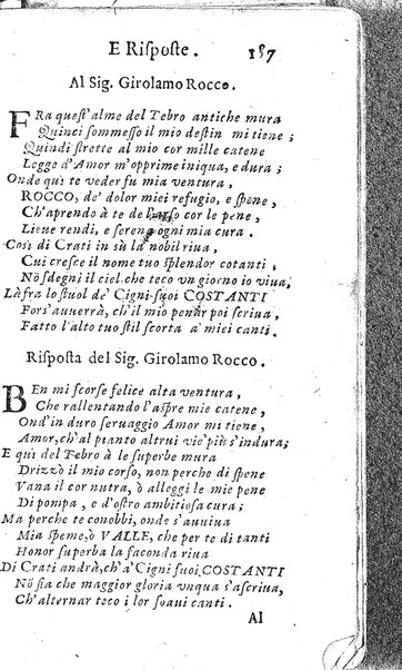 Rime del sig.r Francesco della Valle in questa 2.a impressione corrette et accresciute con gli argom.ti dell'istesso auttore ...