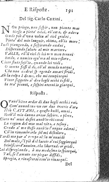 Rime del sig.r Francesco della Valle in questa 2.a impressione corrette et accresciute con gli argom.ti dell'istesso auttore ...