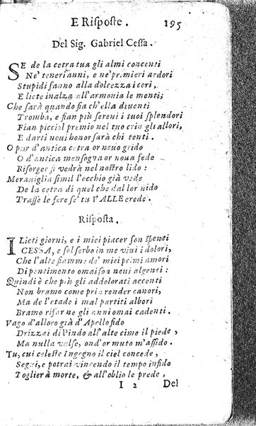 Rime del sig.r Francesco della Valle in questa 2.a impressione corrette et accresciute con gli argom.ti dell'istesso auttore ...