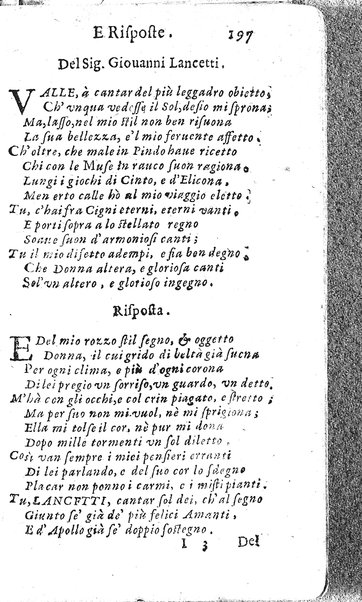 Rime del sig.r Francesco della Valle in questa 2.a impressione corrette et accresciute con gli argom.ti dell'istesso auttore ...