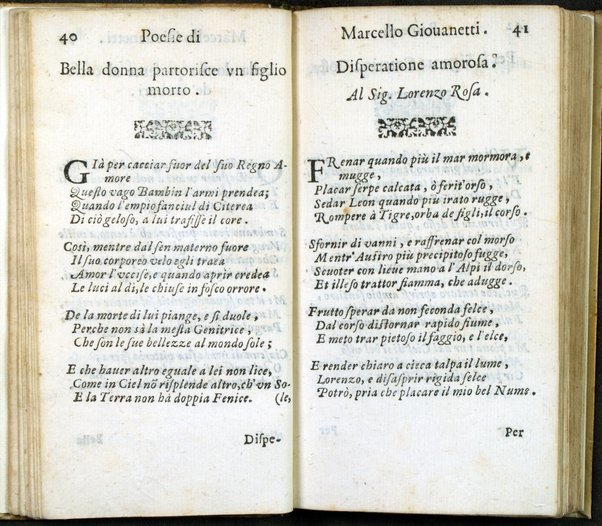 Poesie di Marcello Giouanetti, compartite in affettuose, boschereccie, nuttiali, eroiche, sacre, varie, all'ill.mo e reuer.mo sig. il sig. card. Lorenzo Magalotti