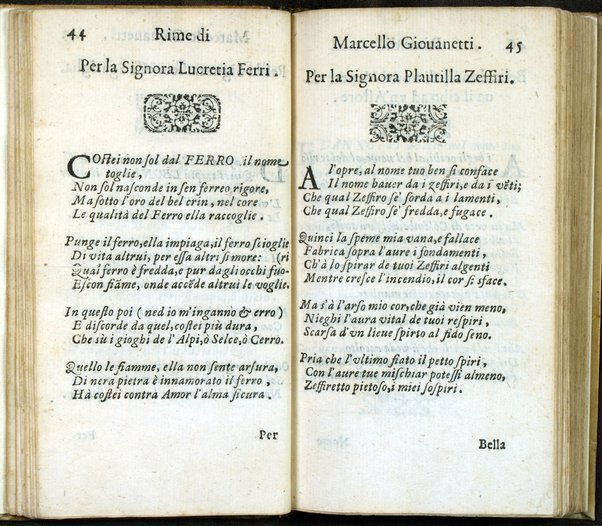 Poesie di Marcello Giouanetti, compartite in affettuose, boschereccie, nuttiali, eroiche, sacre, varie, all'ill.mo e reuer.mo sig. il sig. card. Lorenzo Magalotti