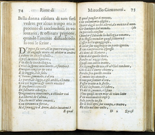 Poesie di Marcello Giouanetti, compartite in affettuose, boschereccie, nuttiali, eroiche, sacre, varie, all'ill.mo e reuer.mo sig. il sig. card. Lorenzo Magalotti