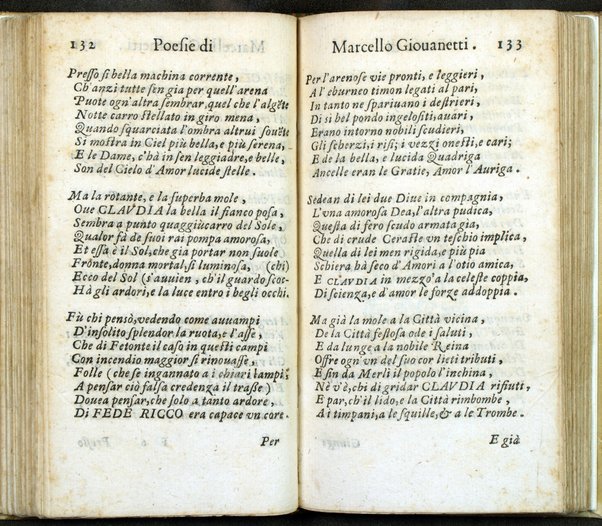 Poesie di Marcello Giouanetti, compartite in affettuose, boschereccie, nuttiali, eroiche, sacre, varie, all'ill.mo e reuer.mo sig. il sig. card. Lorenzo Magalotti