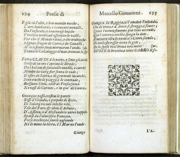 Poesie di Marcello Giouanetti, compartite in affettuose, boschereccie, nuttiali, eroiche, sacre, varie, all'ill.mo e reuer.mo sig. il sig. card. Lorenzo Magalotti