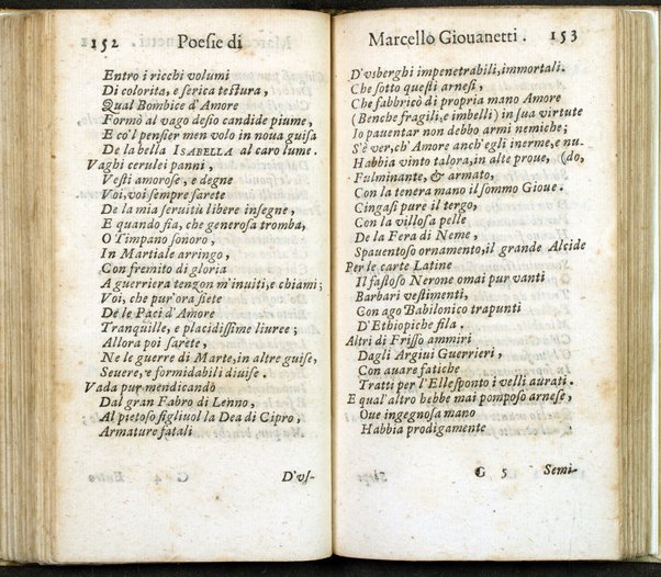 Poesie di Marcello Giouanetti, compartite in affettuose, boschereccie, nuttiali, eroiche, sacre, varie, all'ill.mo e reuer.mo sig. il sig. card. Lorenzo Magalotti